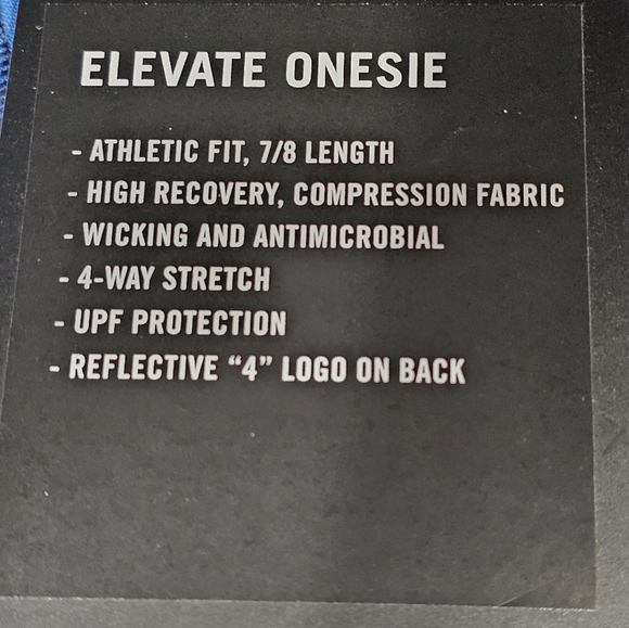 4 Laps Elevate One Piece In Navy Size S NWT MSRP $128 - Picture 13 of 15